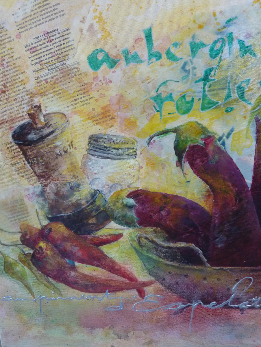 Aubergines roties