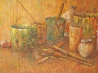 Pots et peinture